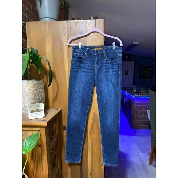Joe's Jeans Size 28 Womens Skinny Ankle Icon Stretch Mid Rise Blue Denim - Picture 1 of 8